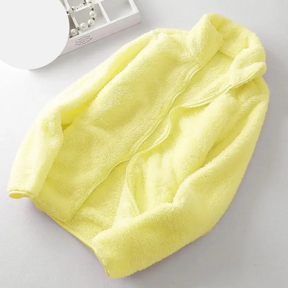 Fleecejacka Dam Fluffig Design med Dragkedja i Polyester 15