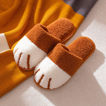 Variant image for Dam Tofflor Fleece Kattklor Slip-On Mjuk och Bekväm-7