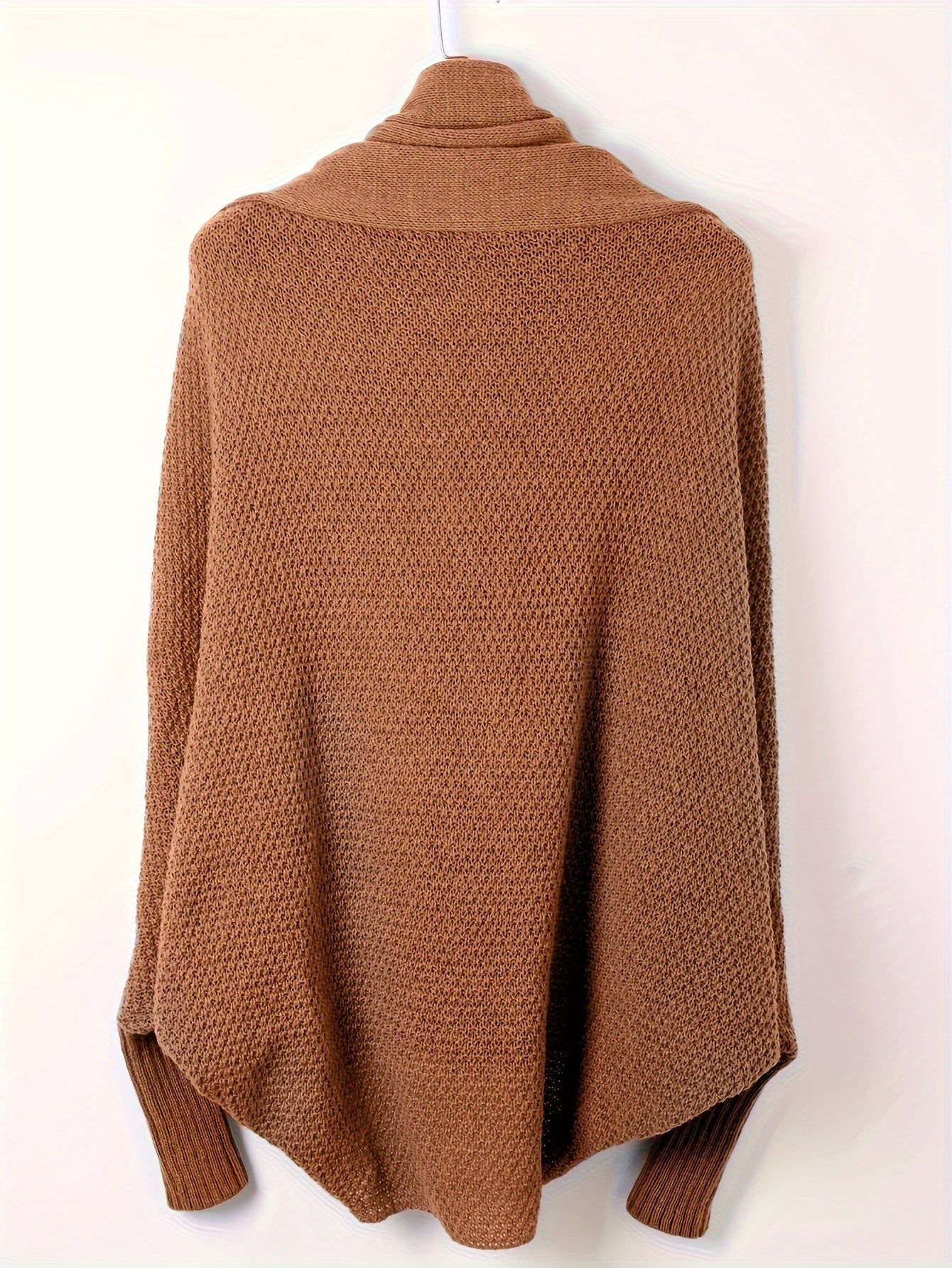 Kvinna Cardigan Långärmad Ull Casual 3