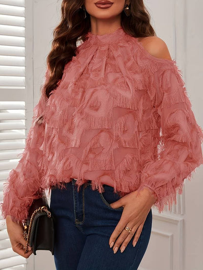 Variant image for Kvinnors Skjorta Avslappnad 100% Bomull-19