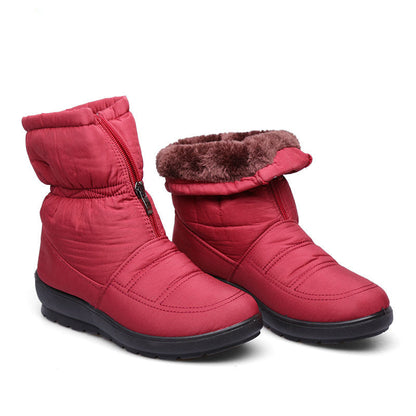 Herr Vinterskor Vattentäta Nylon med Gummisula och Mjuk Foder-2