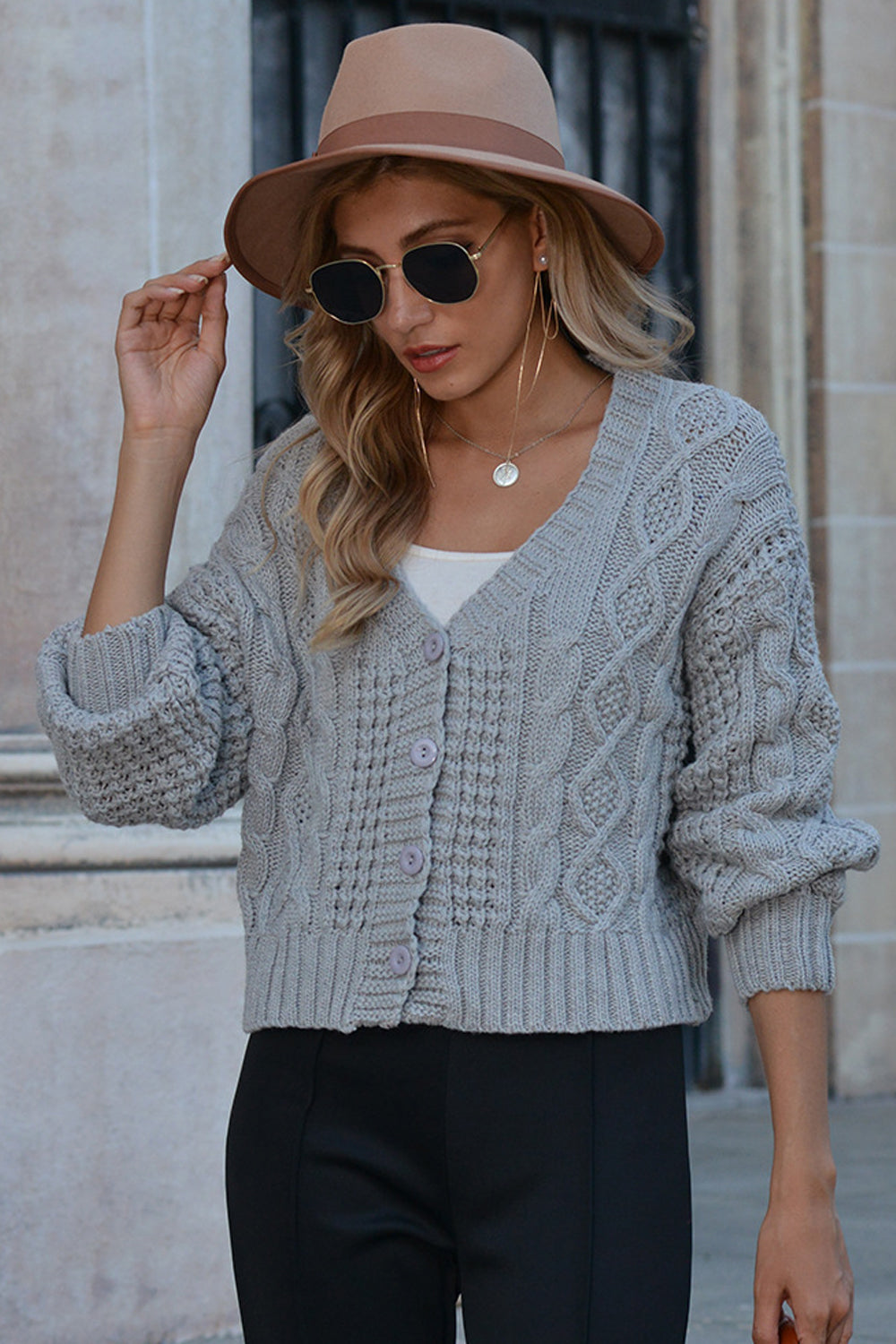 Variant image for Dam Tröja Kortärmad V-hals Polyester Klassisk Stil-1