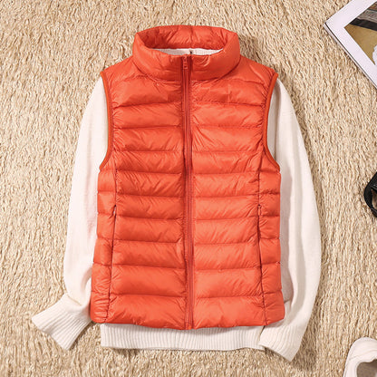 Kvinnors Gilet i Lätt Design av Högkvalitativt Tyg – Normal Passform för Skiktning, Finns i Storlekar S-3XL 15