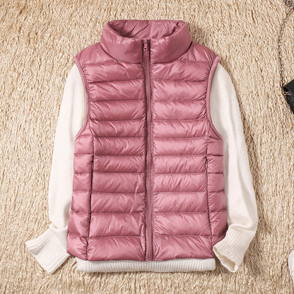 Kvinnors Gilet i Lätt Design av Högkvalitativt Tyg – Normal Passform för Skiktning, Finns i Storlekar S-3XL 4