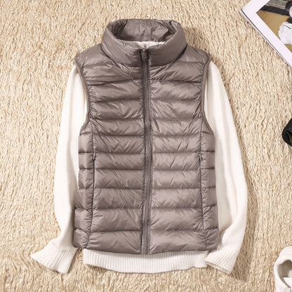 Kvinnors Gilet i Lätt Design av Högkvalitativt Tyg – Normal Passform för Skiktning, Finns i Storlekar S-3XL 1