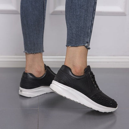 Kvinnor Sneakers Sportig Glitter Design Ergonomisk Sula 3