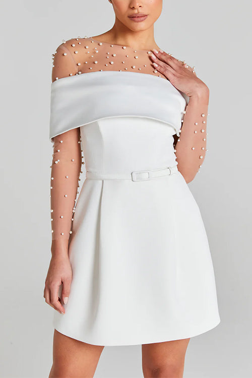 Variant image for Damklänning A-linjeformad Off-Shoulder Bomull och Polyester-5