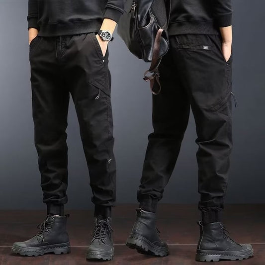 Fritidsbyxor Herr Retro Multi-Pocket 100% Bomull-1