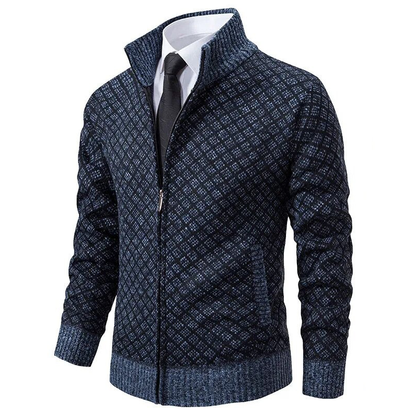 Herrjacka Slim Fit Modern Design Högkvalitativ Blandning-4