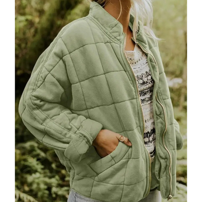 Variant image for Dam Lång Vinterjacka Modern Polyester Med Dragkedja-31