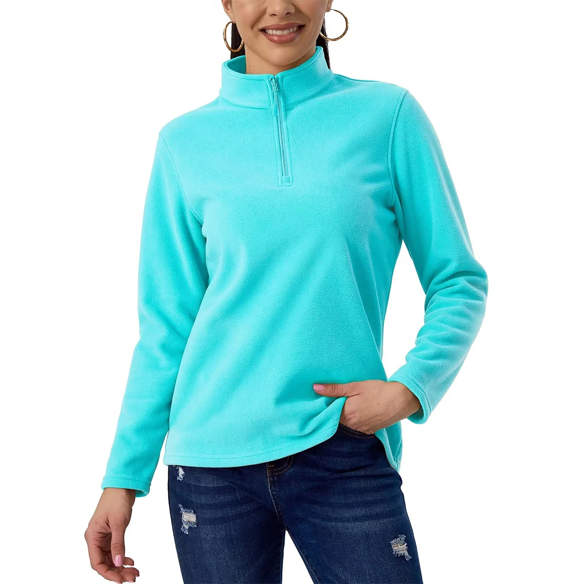 Variant image for Herr Fleeceväst Kort Blixtlås Mjuk Polyester för Utomhusaktiviteter-57