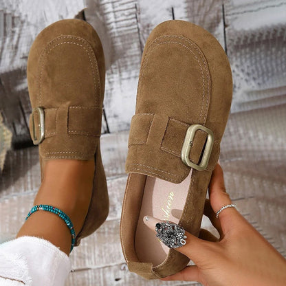 Herr Slip On Sneakers Syntetiskt Läder Vintage Stil Komfort-2
