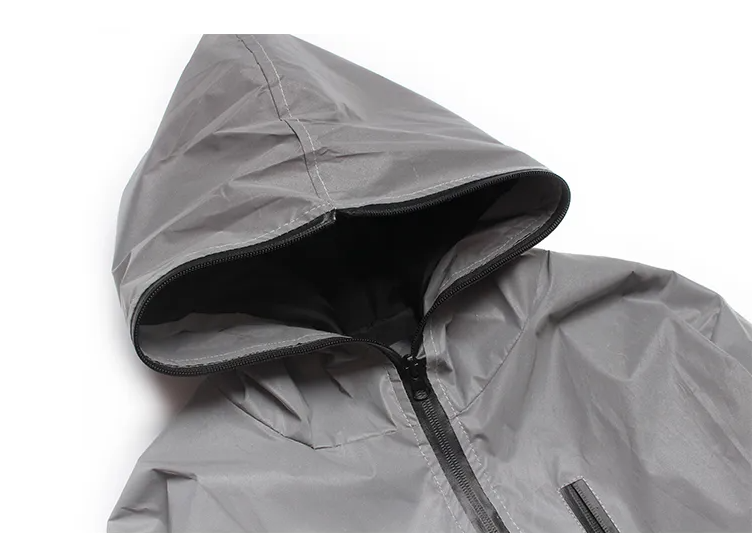 Damjacka Reflekterande Vindjacka Polyester Vatten- och Vindtät 5