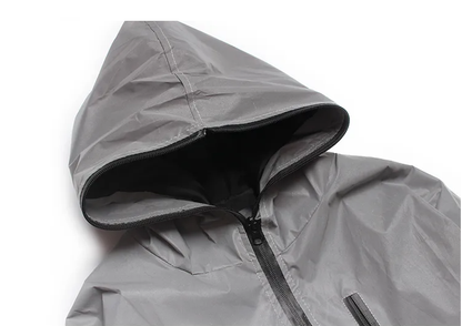 Damjacka Reflekterande Vindjacka Polyester Vatten- och Vindtät 5