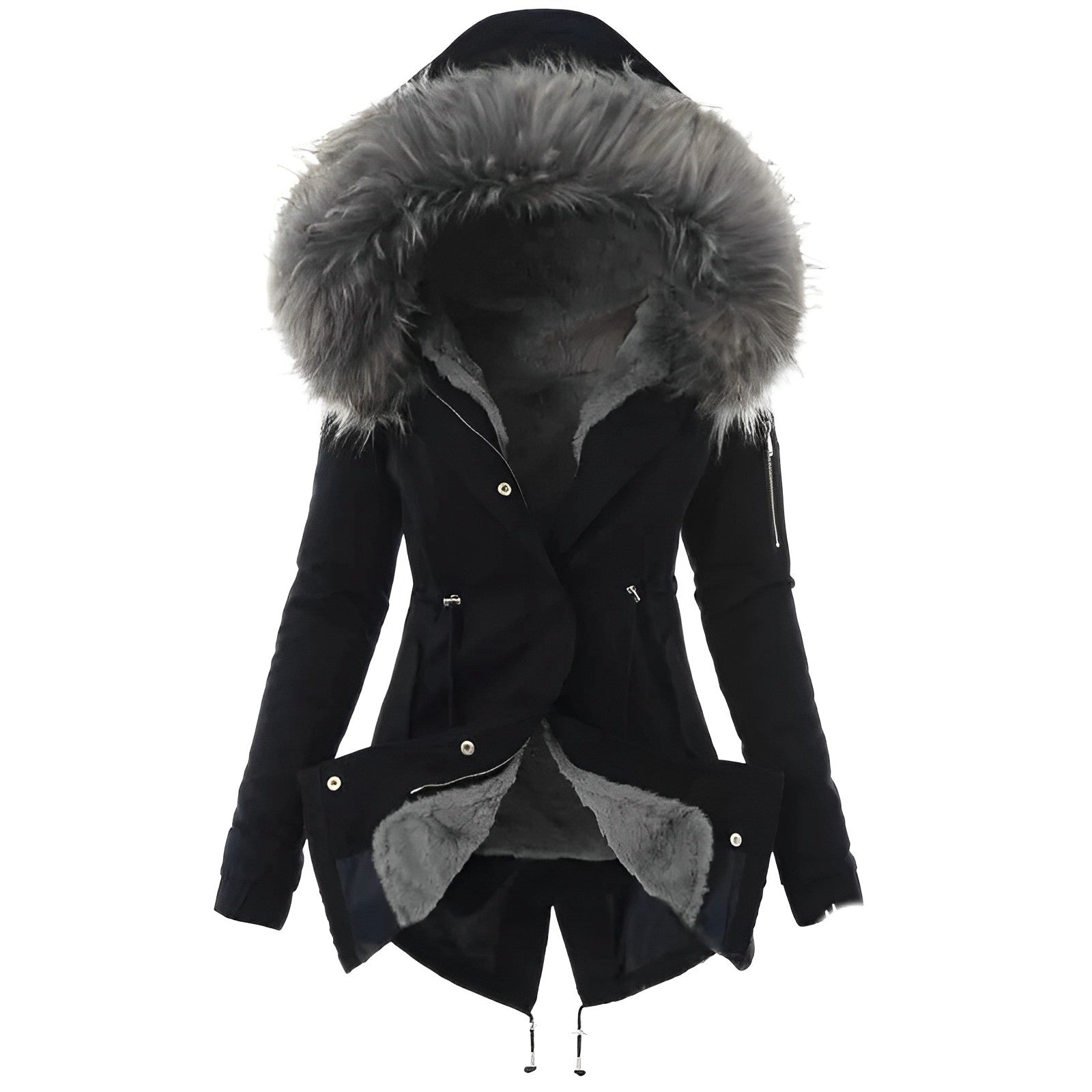 Variant image for Dam Vinterjacka Lång Isolerad Elegant Syntetisk-19