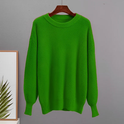 Variant image for Dam Stickad Tröja Klassisk Kashmir Mjuk och Värmande-11