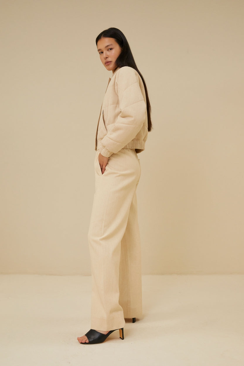 Damjacka Generös Twill Elegant Jacka för Dam 3