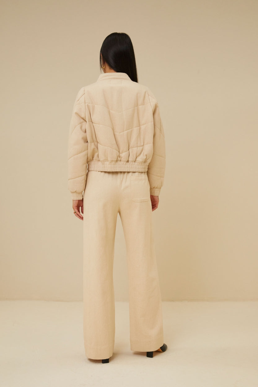 Damjacka Generös Twill Elegant Jacka för Dam 4