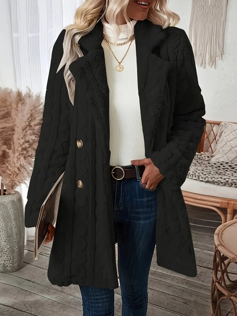 Variant image for Kvinnor Lång Kappa Mysig Polyester-6