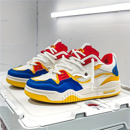 Herr Sneakers Skate Stil Geometrisk Syntetmaterial-6