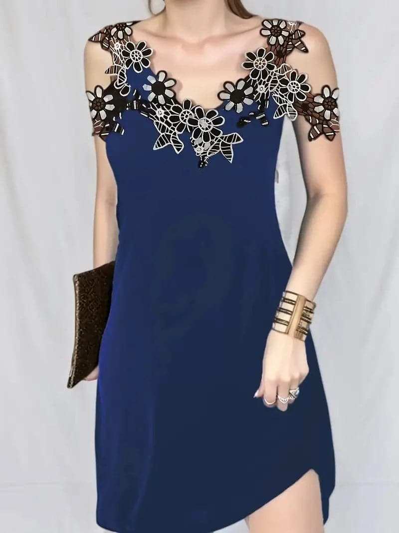 Variant image for Fina Damklänningar med Vackra Ärmar Lätt Material-7