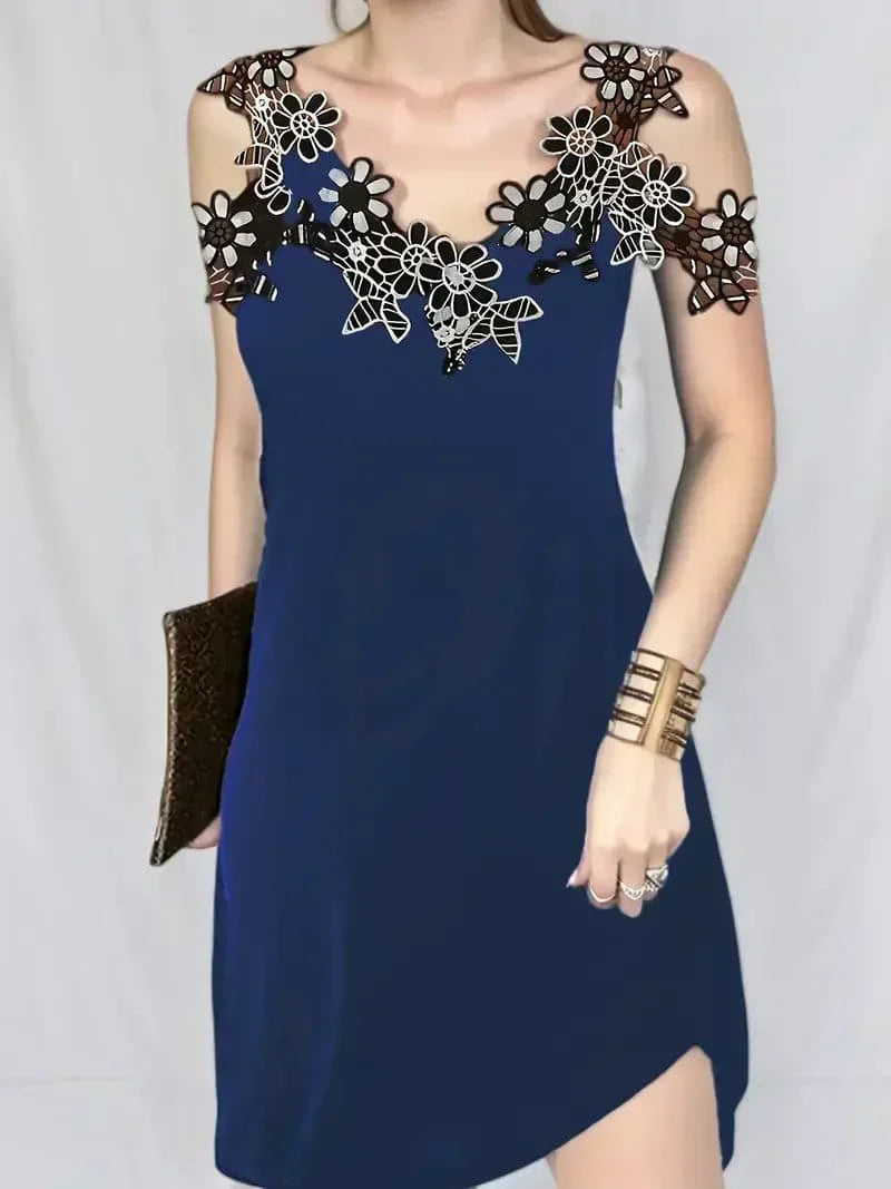 Fina Dam Klänningar Klassisk Design Högkvalitativt Material-2