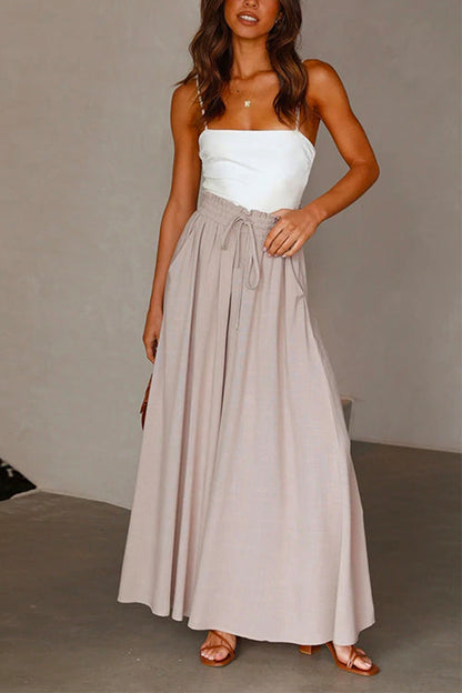 Variant image for Dam Mjukisbyxor Baggy Elastisk Midja Polyester och Bomull-13