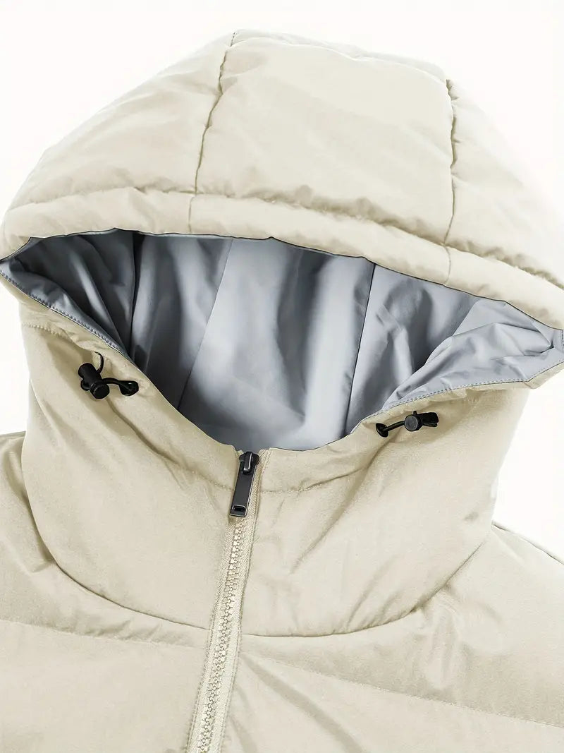 Dam Hoodie Väst Gatastil Polyester med Huva och Fickor-5