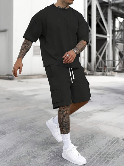 Dam 2-delad Uppsättning Rund Halsringning Polyester Casual 10