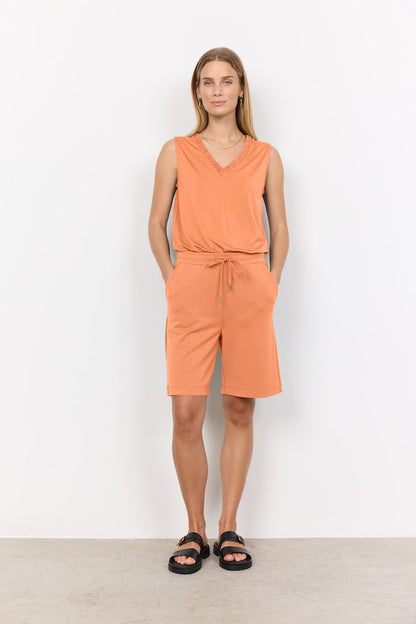 Långa Herr Shorts Avslappnad Modal/Polyester med Elastiskt Midjeband-4