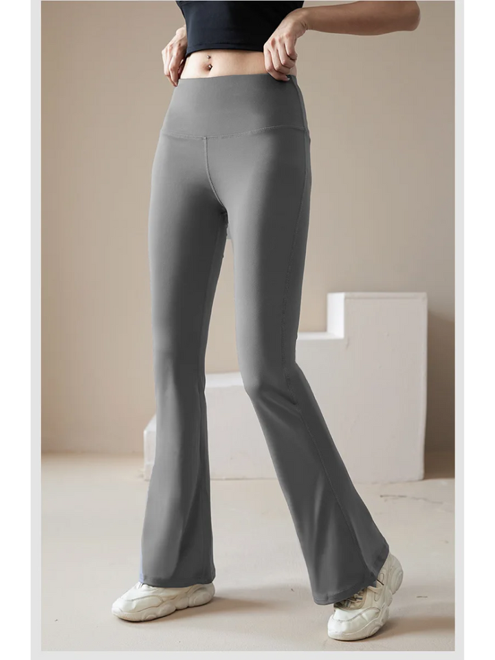 Dam Byxor Med Resår I Midjan Snygga Elastiska Material 8