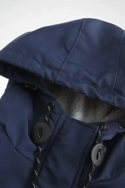 Dam Vinter Jacka Parkas Skräddarsydd Design i Högkvalitativ Polyester-4