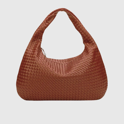 Dam Axelväska Skinn Justerbar Axelrem Elegant Design 9