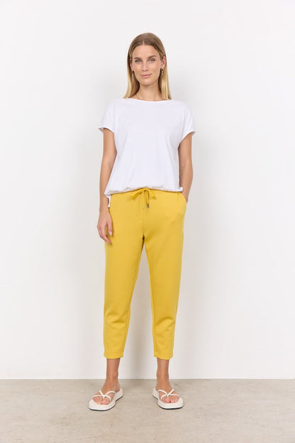 Dam T-Shirt Justerbara Band 100% Ekologisk Bomull Lös Passform Cirkulär Halsringning Korta Ärmar-2