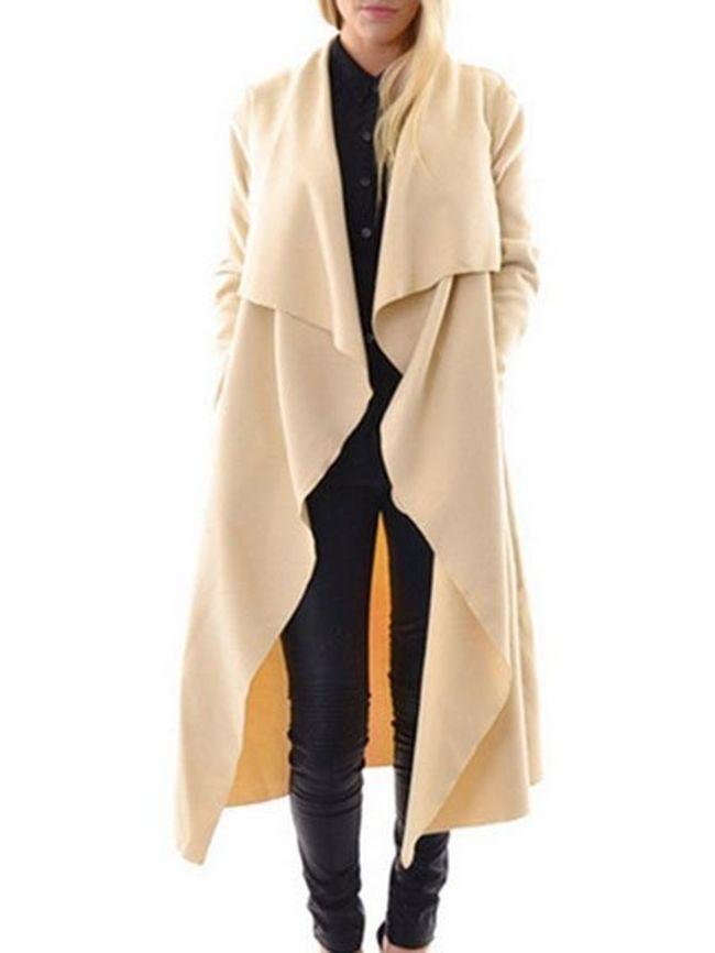 Dam Kappa Lätt Polyester Elegant och Tidslös-2