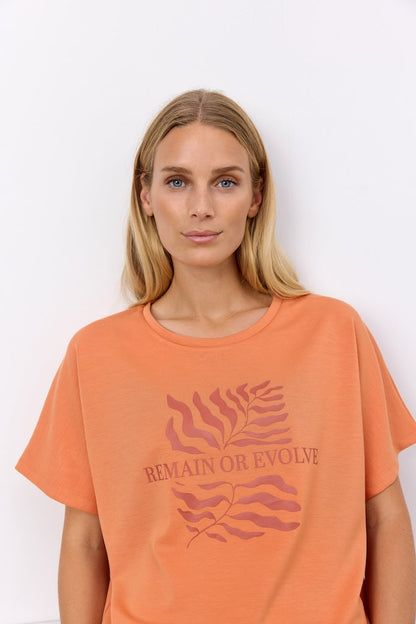 Dam T-shirt Överdimensionerad Modalblandning Rund Halsringning Korta Ärmar-3