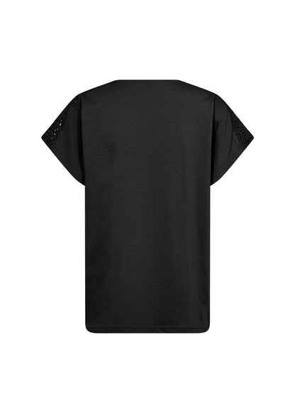 Variant image for Dam T-shirt Broderad Ekologisk Bomull Normal Passform-6