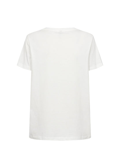 Variant image for Dam T-shirt Broderad Ekologisk Bomull Normal Passform-1