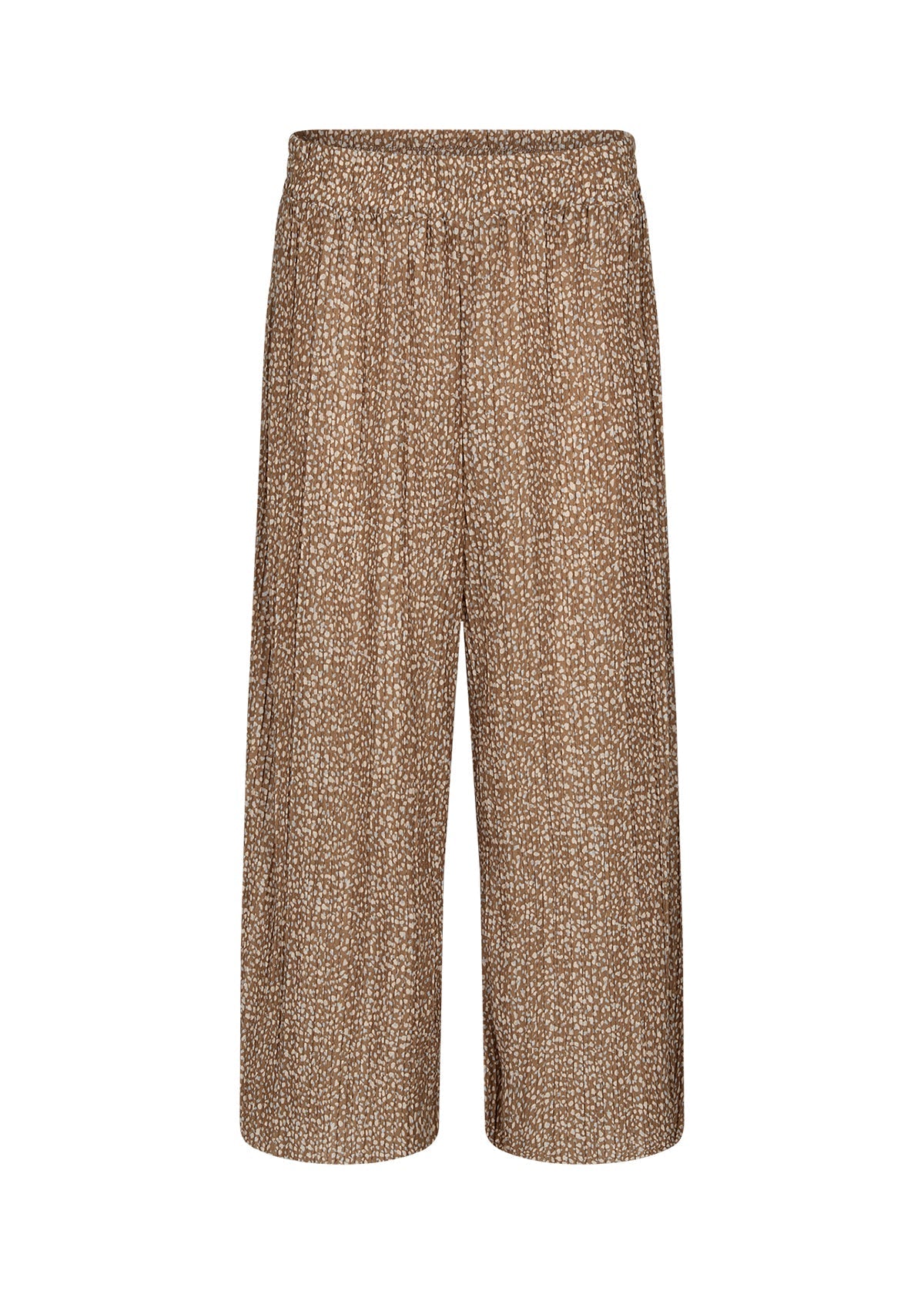 Snygga Byxor Dam med Djurtryck Lätt Återvunnen Polyester Breda Ben-6