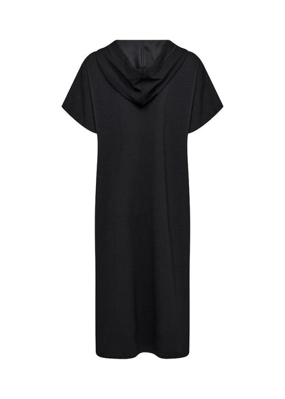 Dam Svettklänning Med Huva Avslappnad Modal Polyester-6