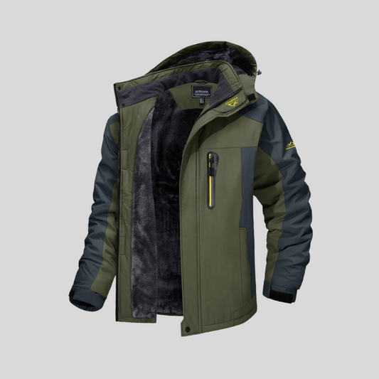 Herrjacka Vinter Fleecefoder Vattentålig Polyester 1