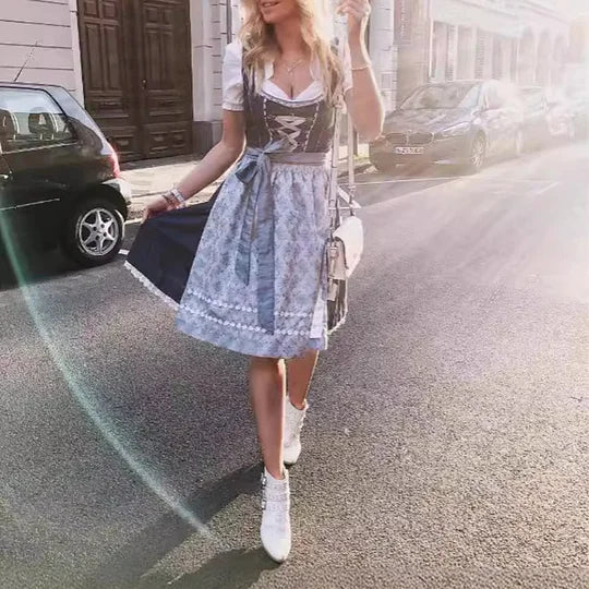 Damklänning Oktoberfest Modern Polyester Elegant-2