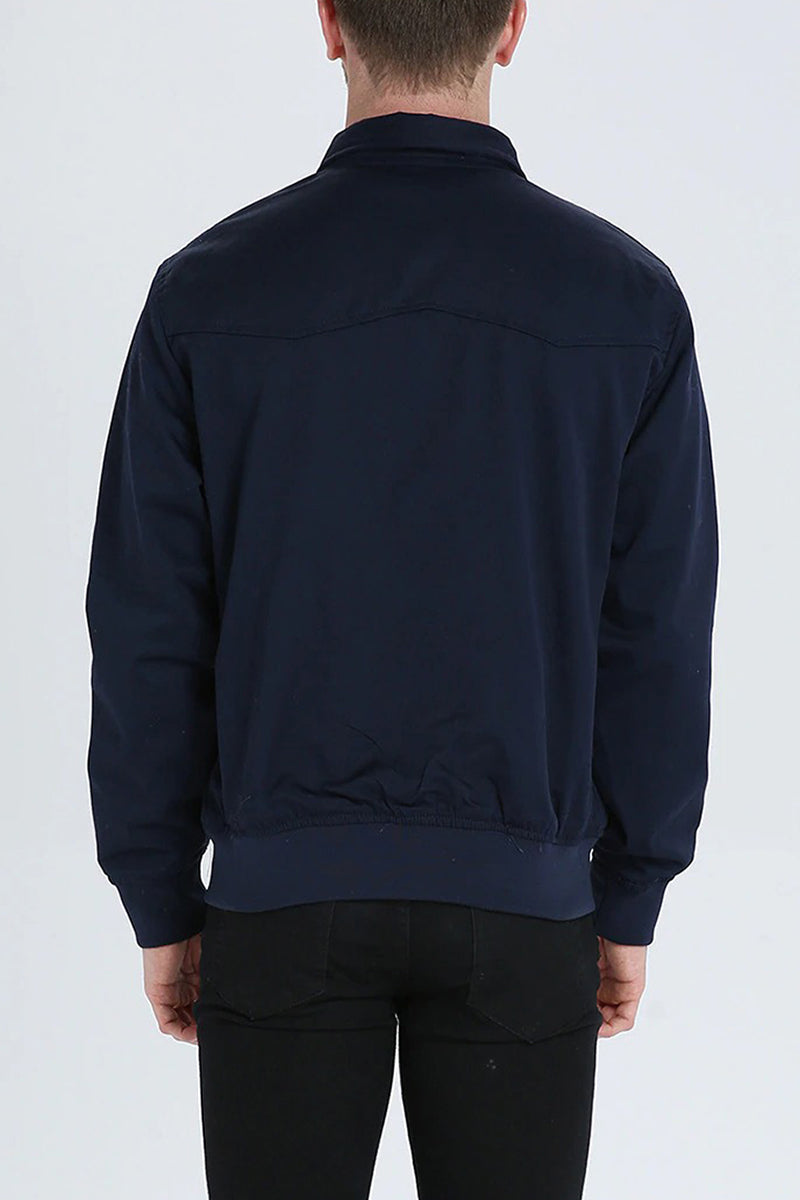 Herrjacka Harrington Klassisk Design Första Klass Material-3