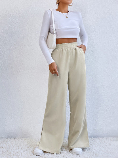 Variant image for Högmidjade Dam Shorts Med Veckade Detaljer I 100% Bomull-26