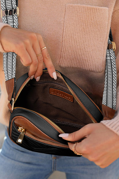 Handväska Dam Stoppad Syntetiskt Läder med Praktiska Fack-5