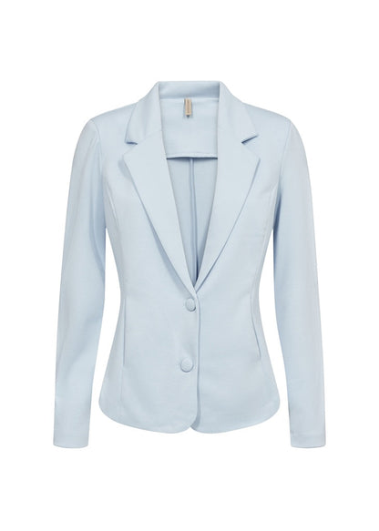 Dam Blazer Skräddarsydd Ljusblå Polyester Viskos-4