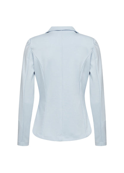 Dam Blazer Skräddarsydd Ljusblå Polyester Viskos-5