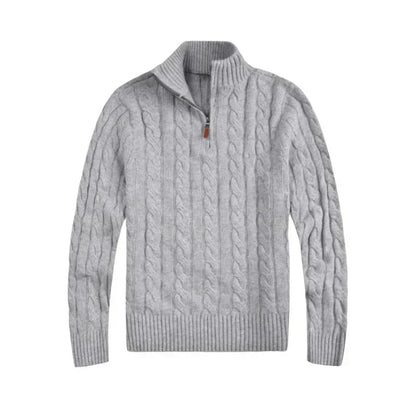 Variant image for Cardigan Jacka Herr Modern Design Stickad Loose Fit Material-11