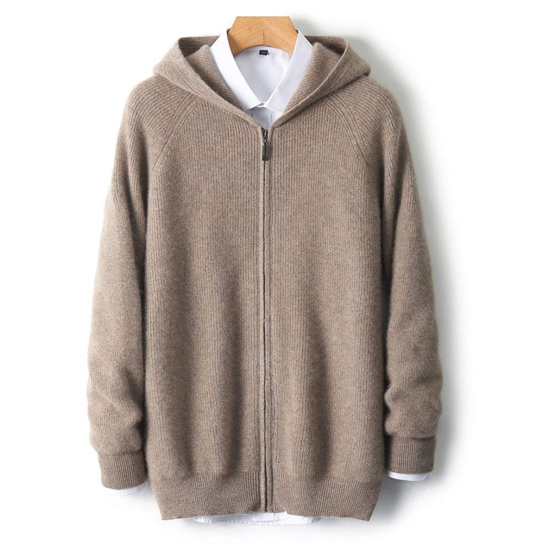 Variant image for Herrjacka Vinter med Huva och Bekväm Passform i Robust Material-5