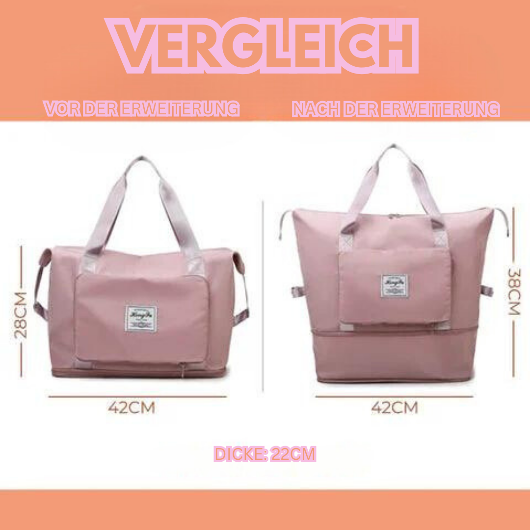 Fällbar Vattentät Resväska Stor för Damer med Rymlig Kapacitet – Perfekt för Resor och Gym 2